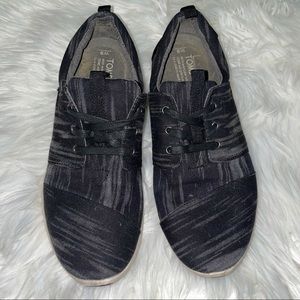 Toms Del Ray Sneakers in Black Brushed